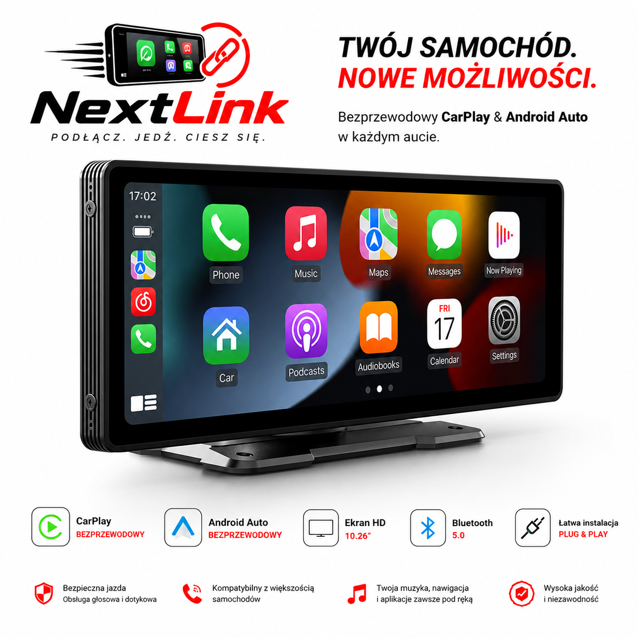 NextLink™ | Inteligentny Ekran Samochodowy