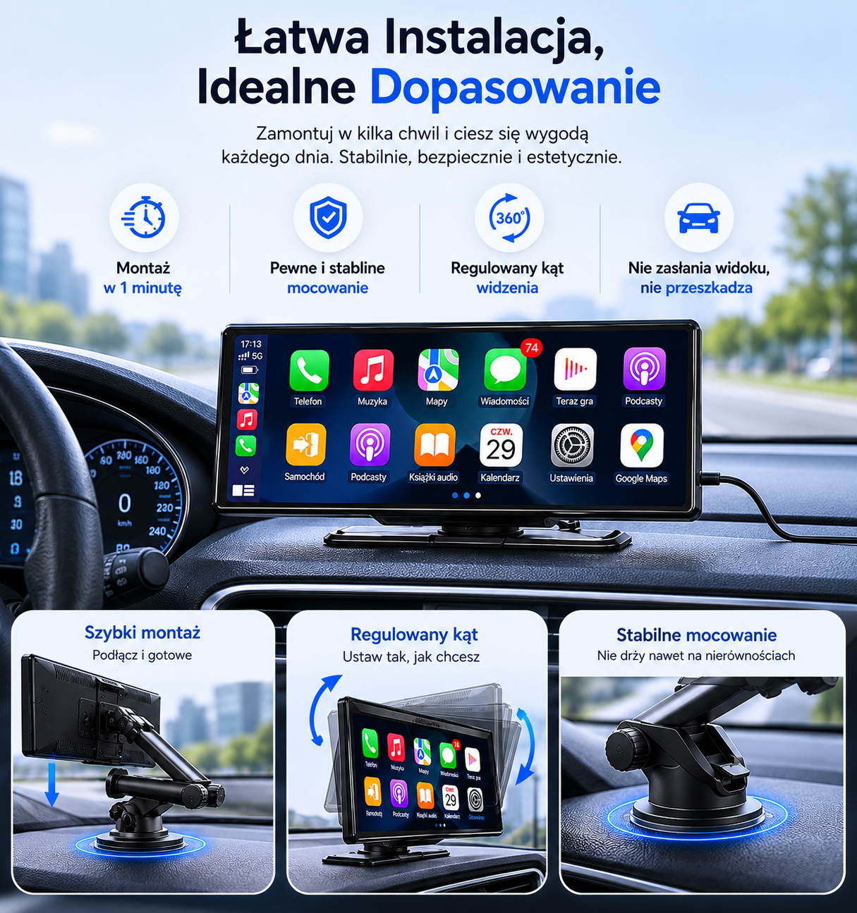 NextLink™ | Inteligentny Ekran Samochodowy